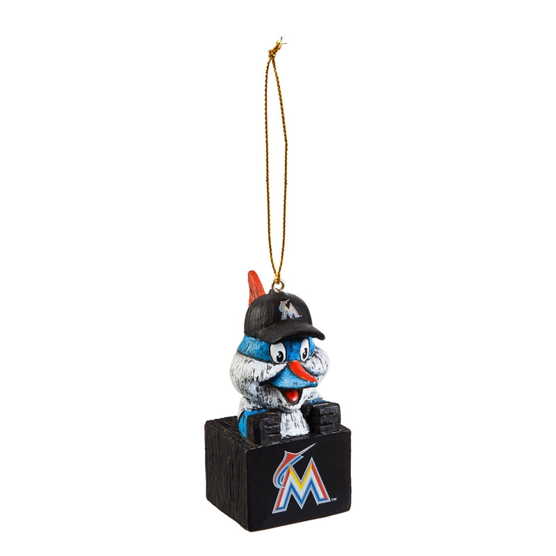 Miami Marlins Ornament Tiki Design