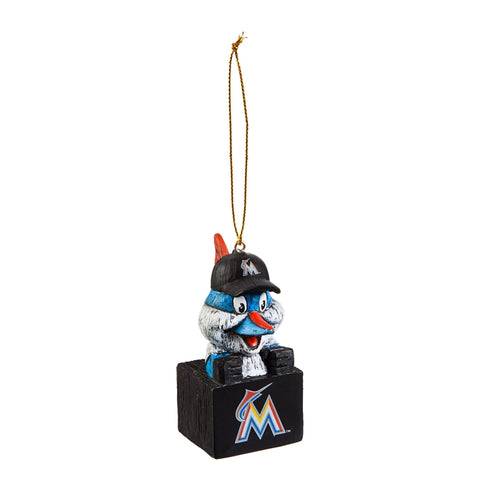 Miami Marlins Ornament Tiki Design