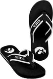 Iowa Hawkeyes Flip Flop Men Contour 1 Pair