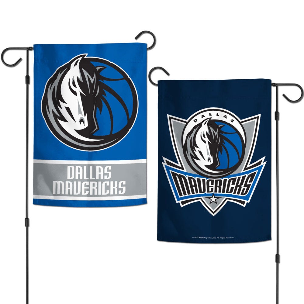 Dallas Mavericks Flag 12x18 Garden Style 2 Sided Special Order