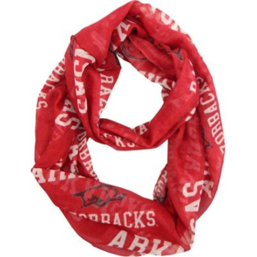 Arkansas Razorbacks Scarf Infinity Style Alternate Design