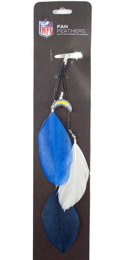 Los Angeles Chargers Team Color Feather Hair Clip CO