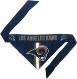 Los Angeles Rams Pet Bandanna Size