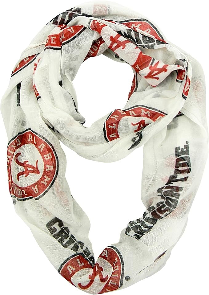 Alabama Crimson Tide Scarf Infinity Style Alternate