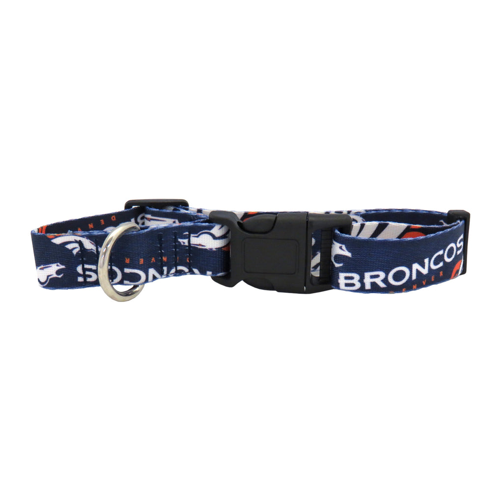 Denver Broncos Pet Collar Size M Special Order