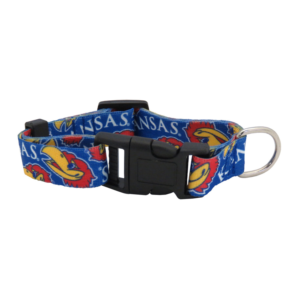 Kansas Jayhawks Pet Collar Size