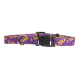 LSU Tigers Pet Collar Size