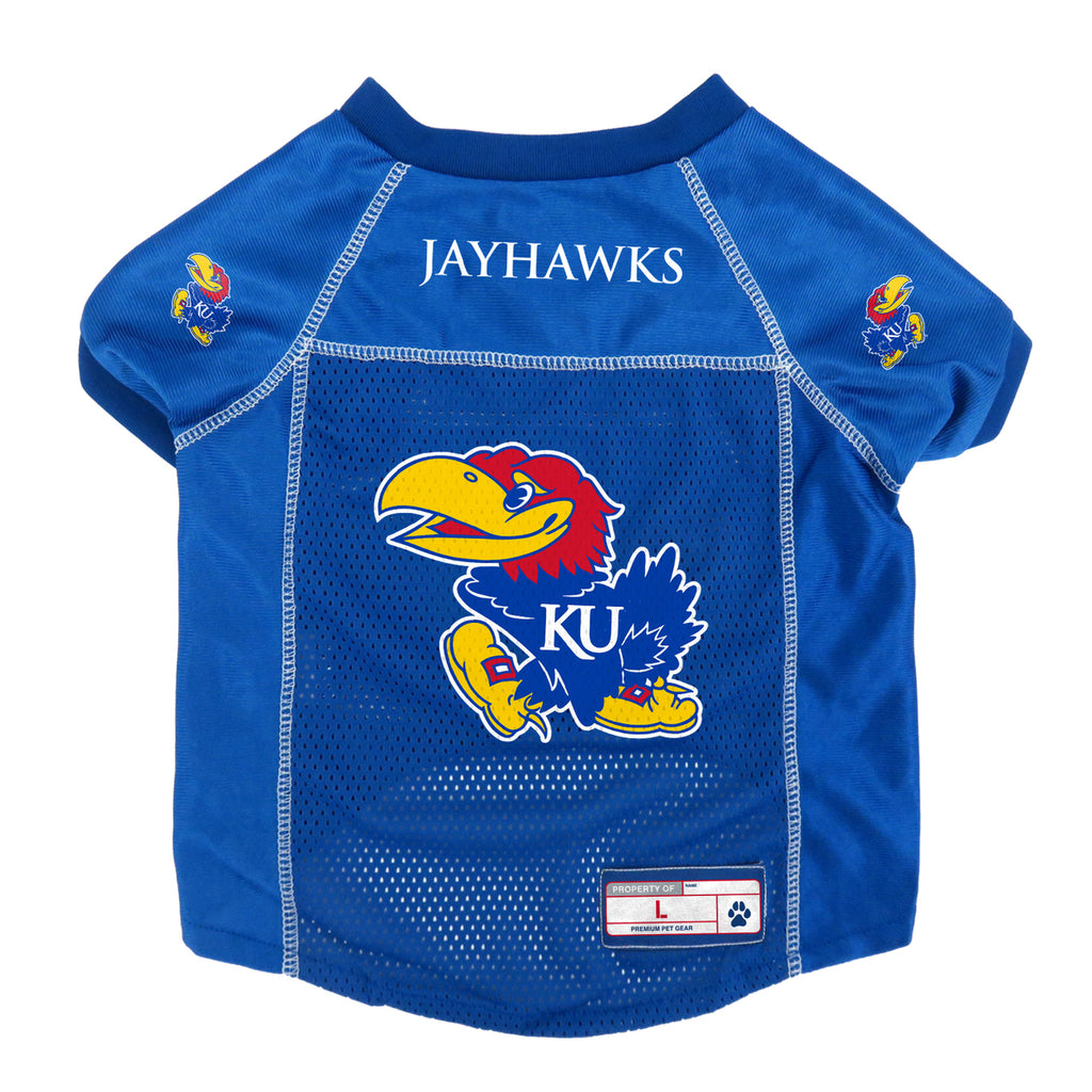 Kansas Jayhawks Pet Jersey Size