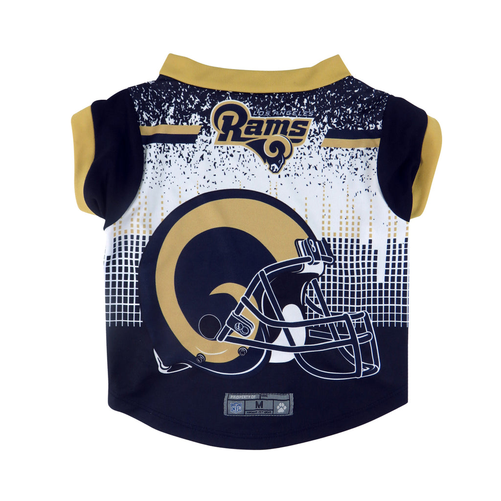 Los Angeles Rams Pet Performance Tee Shirt Size