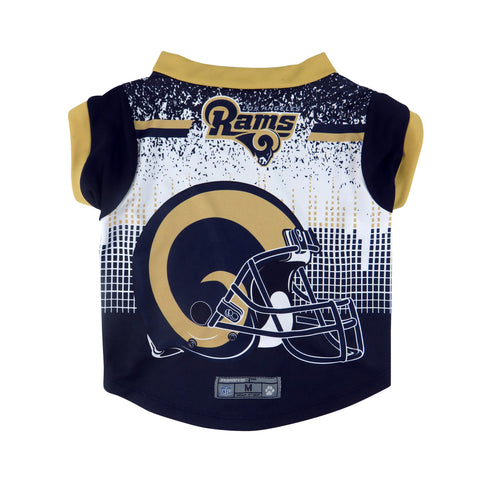 Los Angeles Rams Pet Performance Tee Shirt Size