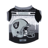 Las Vegas Raiders Pet Performance Tee Shirt Size