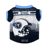 Tennessee Titans Pet Performance Tee Shirt Size