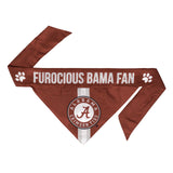 Alabama Crimson Tide Pet Bandanna Size
