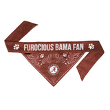 Alabama Crimson Tide Pet Bandanna Size