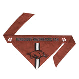 Arkansas Razorbacks Pet Bandanna Size