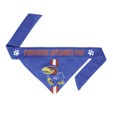 Kansas Jayhawks Pet Bandanna Size