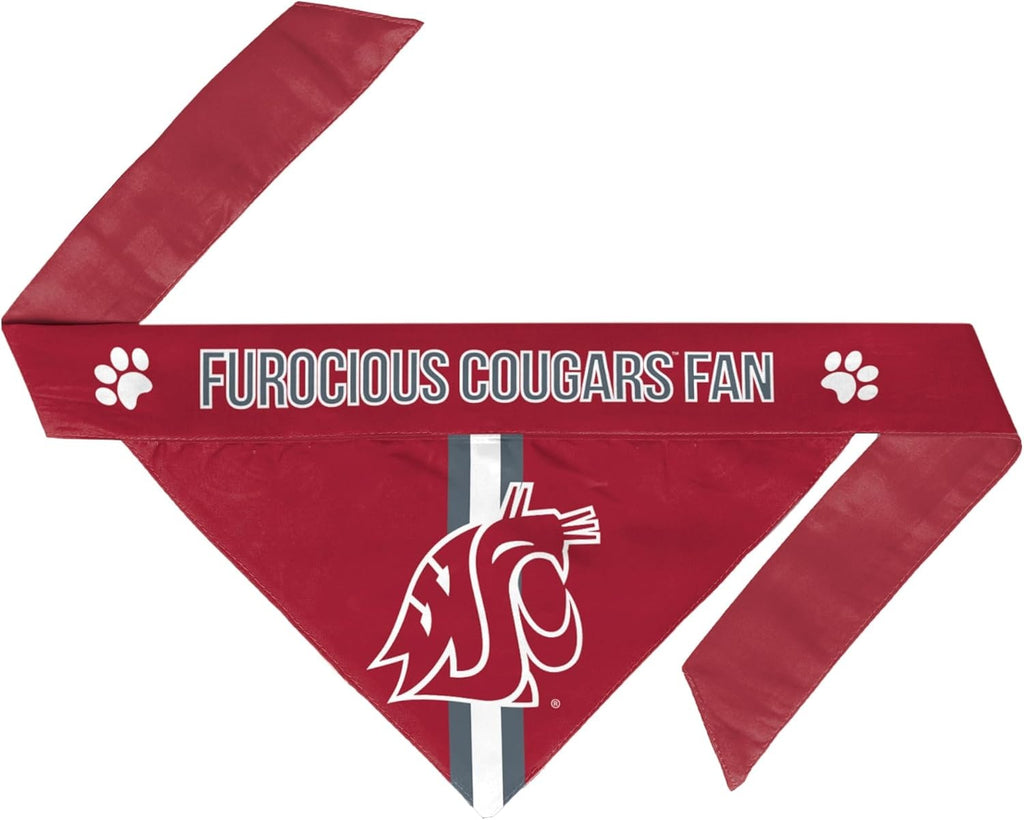 Washington State Cougars Pet Bandanna Size XL