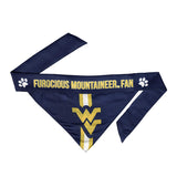 West Virginia Mountaineers Pet Bandanna Size