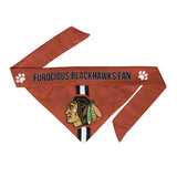 Chicago Blackhawks Pet Bandanna Size