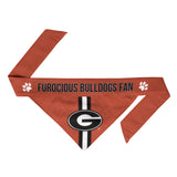 Georgia Bulldogs Pet Bandanna Size