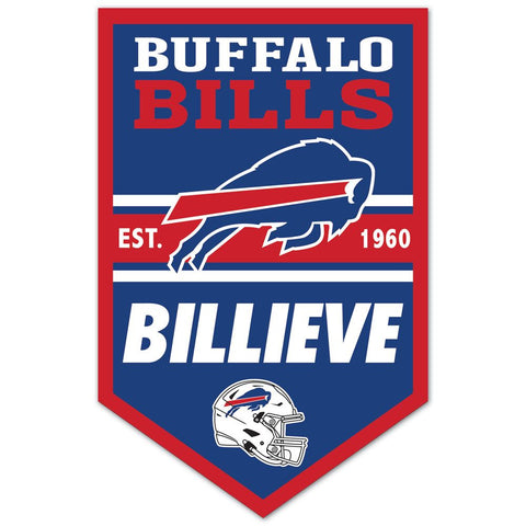 Buffalo Bills Sign 11x17 Wood Chevron