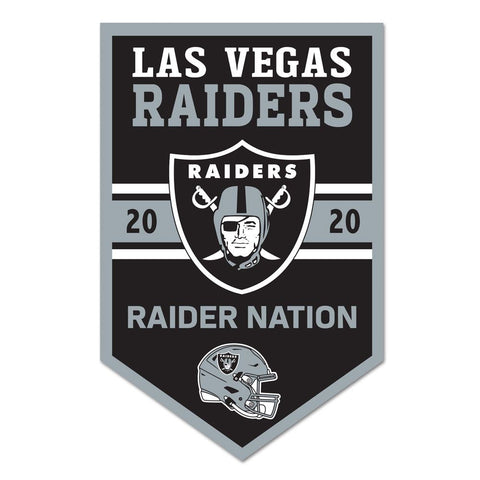 Las Vegas Raiders Sign 11x17 Wood Chevron