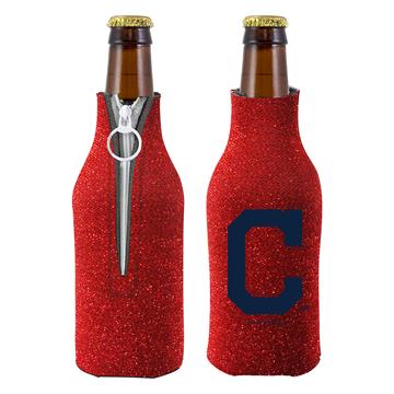 Cleveland Indians Kolder Kaddy Can Holder Glitter Red