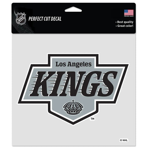 Los Angeles Kings Decal 8x8 Perfect Cut Color