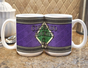 Colorado Rockies Coffee Mug Felt Style