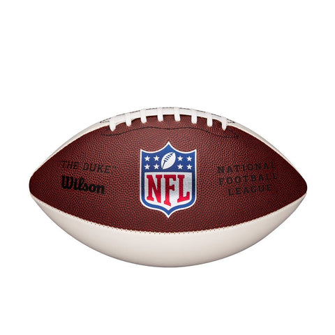 Duke Blue Devils Football Wilson 3 White Panel Replica The