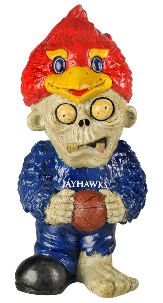 Kansas Jayhawks Zombie Figurine Thematic w/Football CO