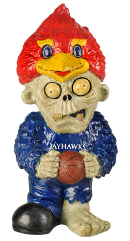 Kansas Jayhawks Zombie Figurine Thematic w/Football CO