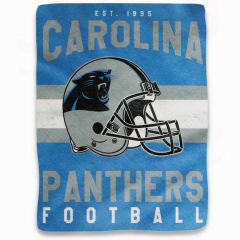 Carolina Panthers Blanket 50x60 Fleece Singular Design