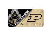 Purdue Boilermakers License Plate Metal Train Front View Special Order