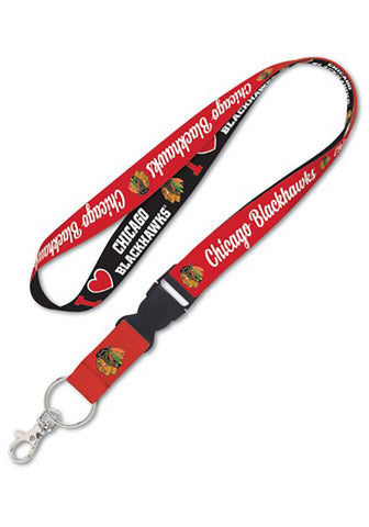 Chicago Blackhawks Lanyard with Detachable Buckle Alternate Design Special Order