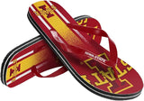 Iowa State Cyclones Flip Flop Unisex Gradient Big Logo 1 Pair