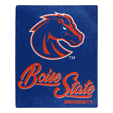 Boise State Broncos Blanket 50x60 Raschel Signature Design