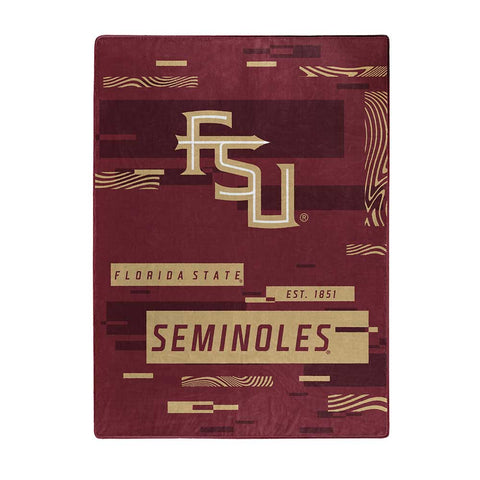 Florida State Seminoles Blanket 60x80 Raschel Digitize Design