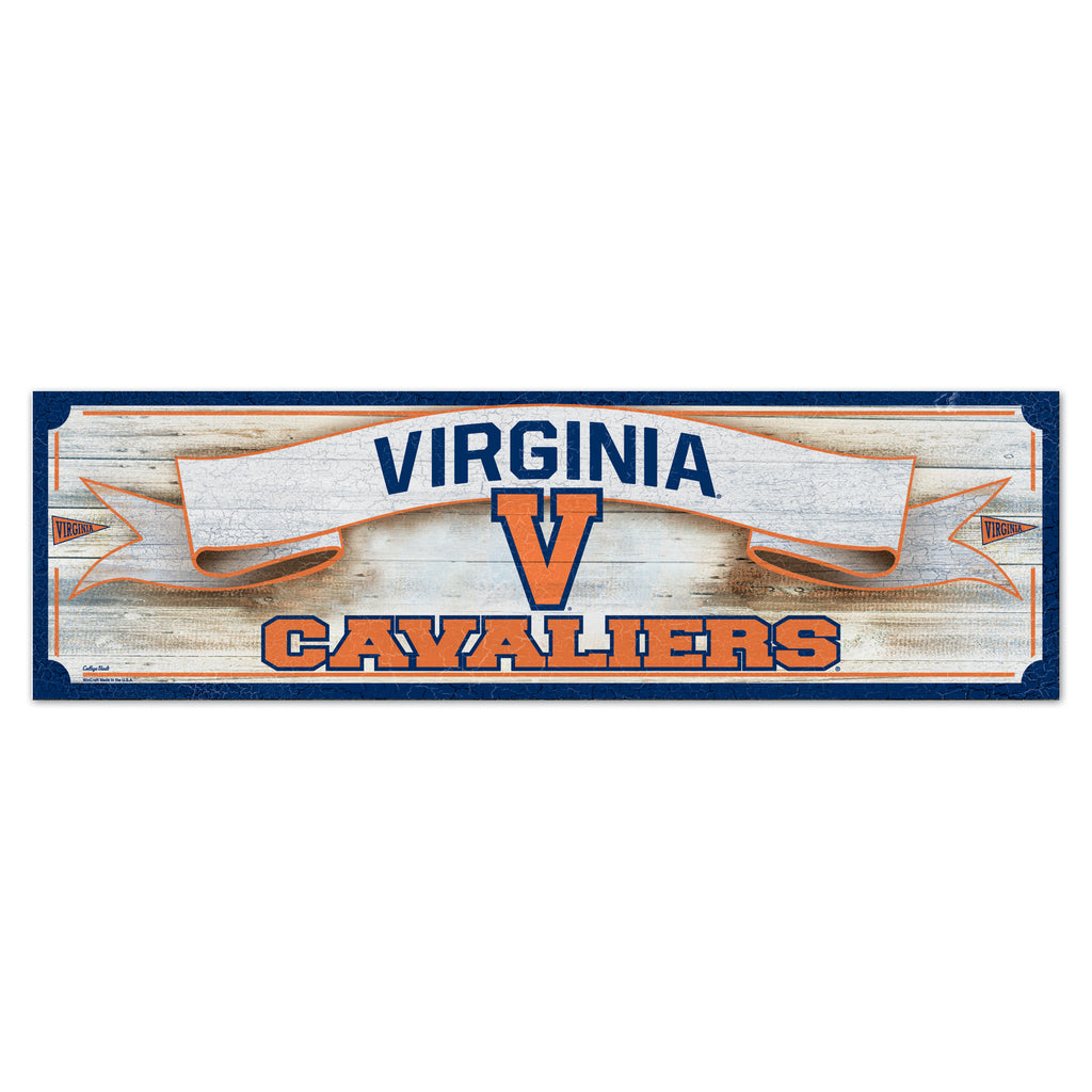 Virginia Cavaliers Sign 9x30 Wood