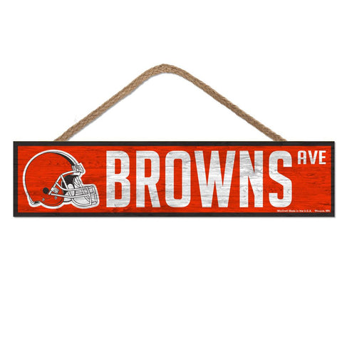 Cleveland Browns Sign 4x17 Wood Avenue Design