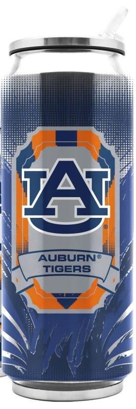 Auburn Tigers Stainless Steel Thermo Can 16.9 ounces Special Order