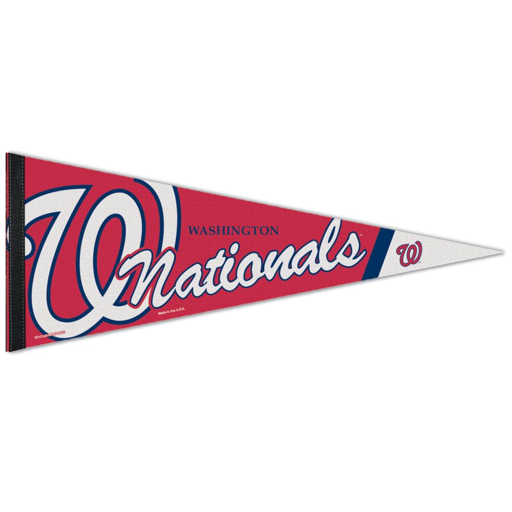 Washington Nationals Pennant 12x30 Premium Style Alternate Design