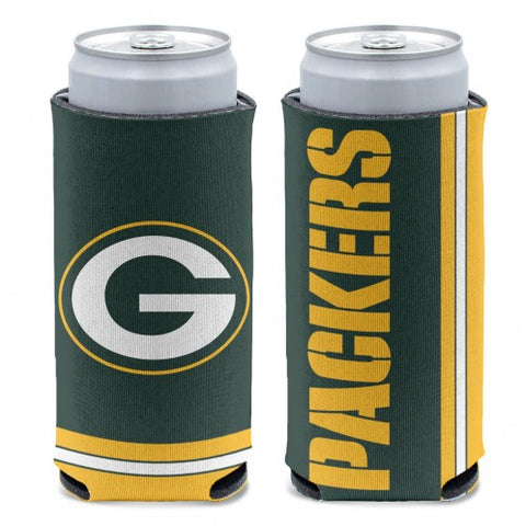 Green Bay Packers s Can Cooler Slim Can Design