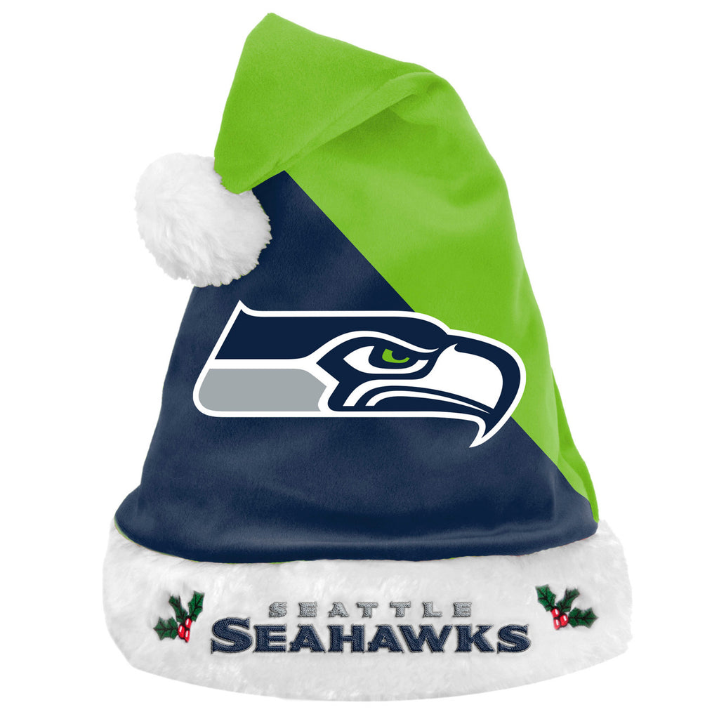 Seattle Seahawks Santa Hat Basic 2020