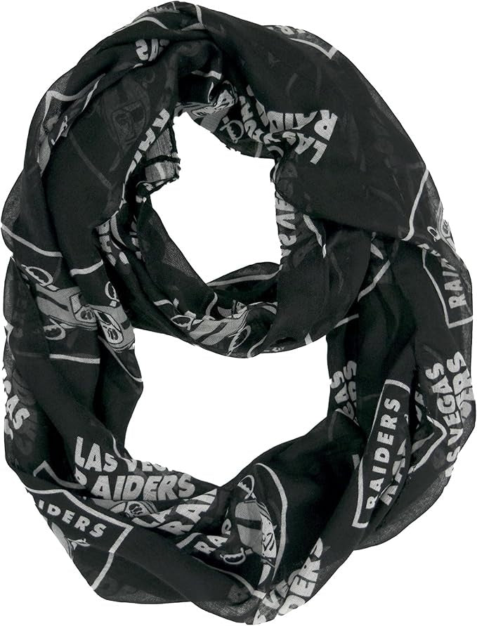 Las Vegas Raiders Scarf Infinity Style LV Design