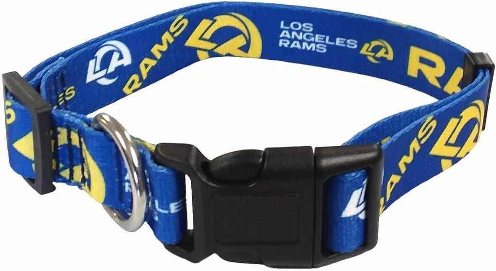 Los Angeles Rams Pet Collar Size