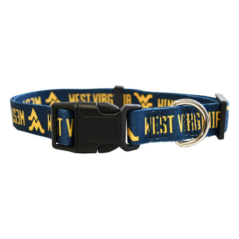 West Virginia Mountaineers Pet Collar Size S
