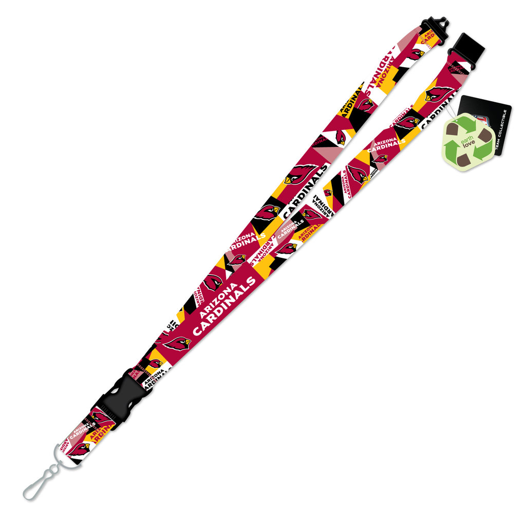 Arizona Cardinals Lanyard Shattered Design