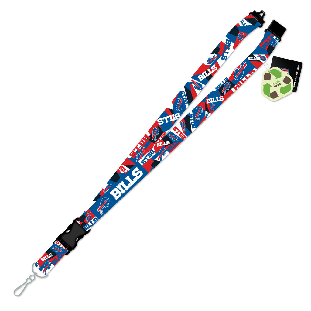 Buffalo Bills Lanyard Shattered Design