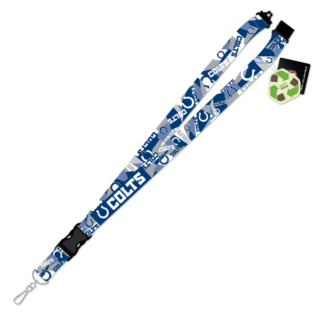 Indianapolis Colts Lanyard Shattered Design